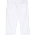 Pantalone neonato Emporio Armani bianco in cotone | ViaMonte Shop