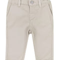 Pantalone neonato Emporio Armani beige in cotone | ViaMonte Shop