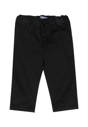 Pantalone neonato Emporio Armani blu navy in cotone | ViaMonte Shop