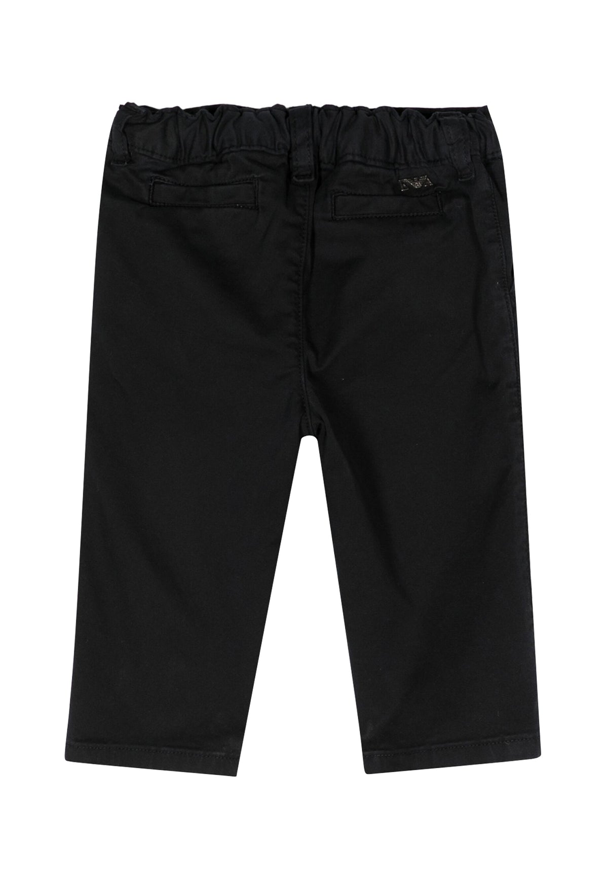 Pantalone neonato Emporio Armani blu navy in cotone | ViaMonte Shop