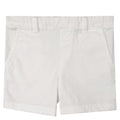 Bermuda neonato Emporio Armani bianco in cotone | ViaMonte Shop