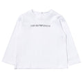 T-shirt neonato Emporio Armani bianca in jersey di cotone | ViaMonte Shop