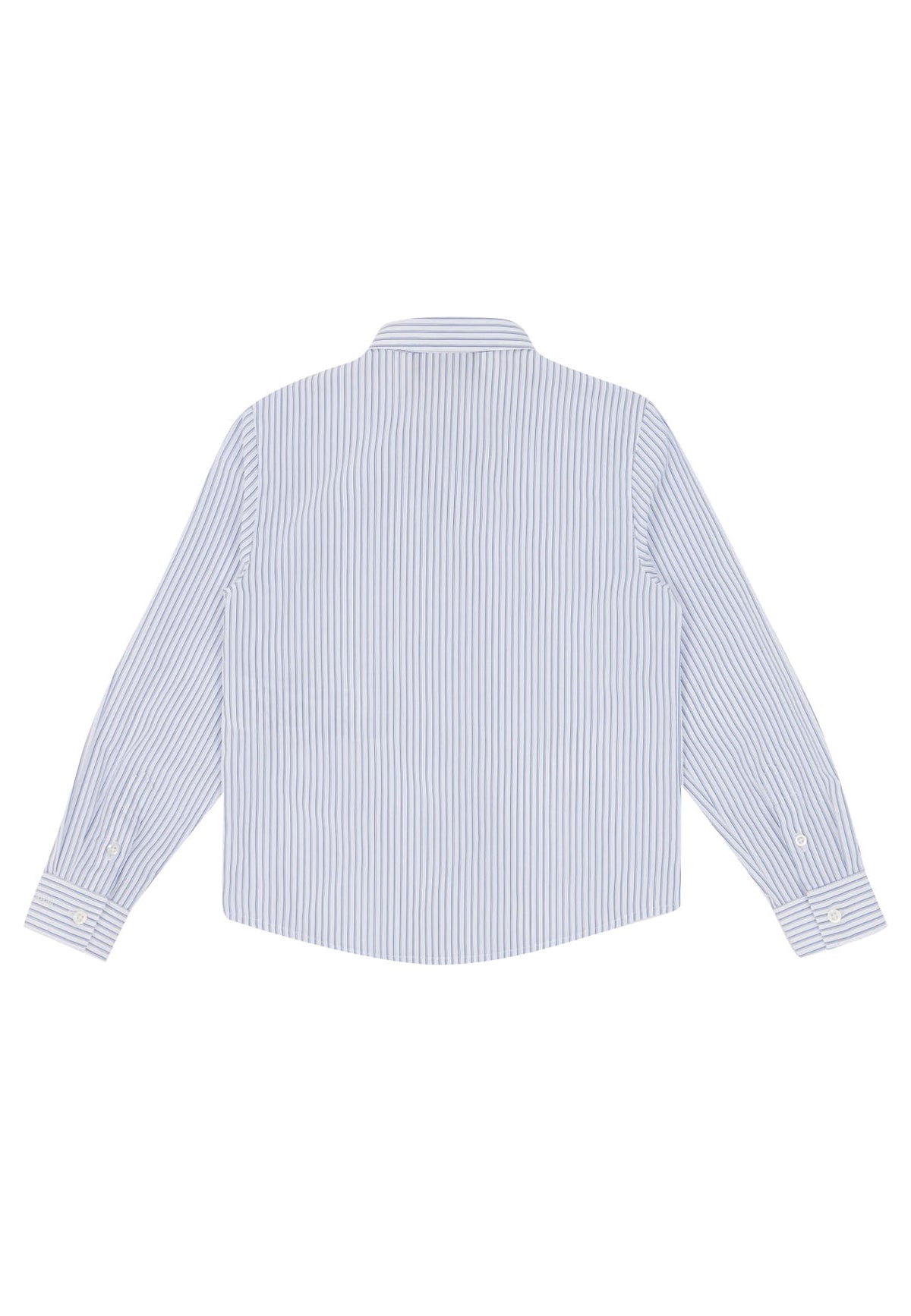 Camicia bambino Emporio Armani bianca a righe in cotone | ViaMonte Shop