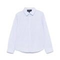Camicia bambino Emporio Armani azzurra in cotone | ViaMonte Shop
