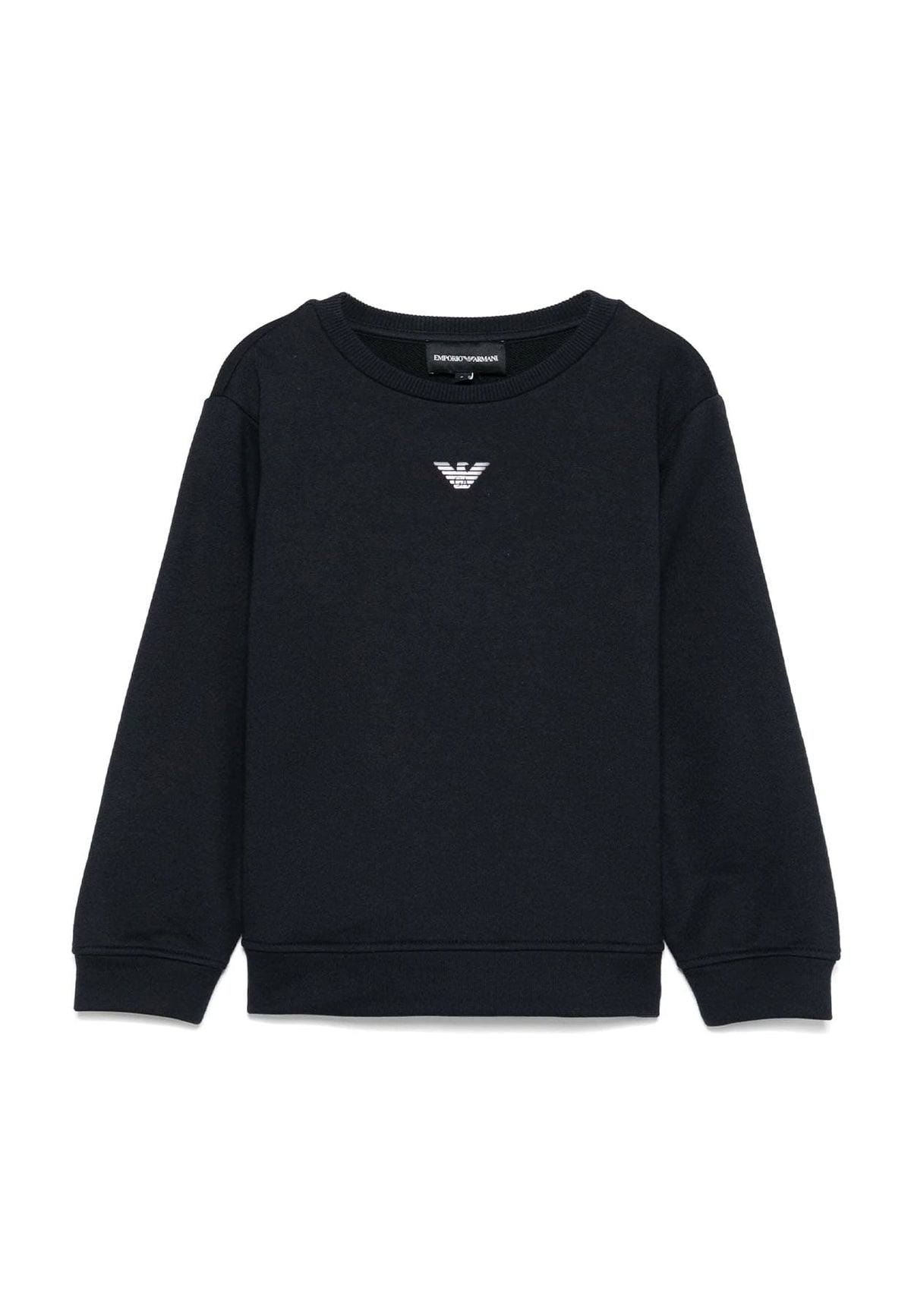 Felpa bambino Emporio Armani blu in modal | ViaMonte Shop