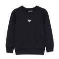 Felpa bambino Emporio Armani nera in modal | ViaMonte Shop