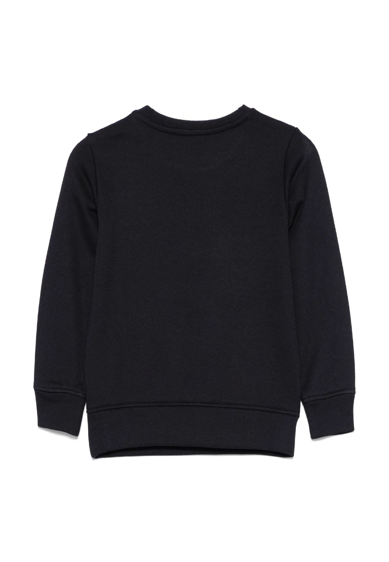 Felpa bambino Emporio Armani nera in modal | ViaMonte Shop