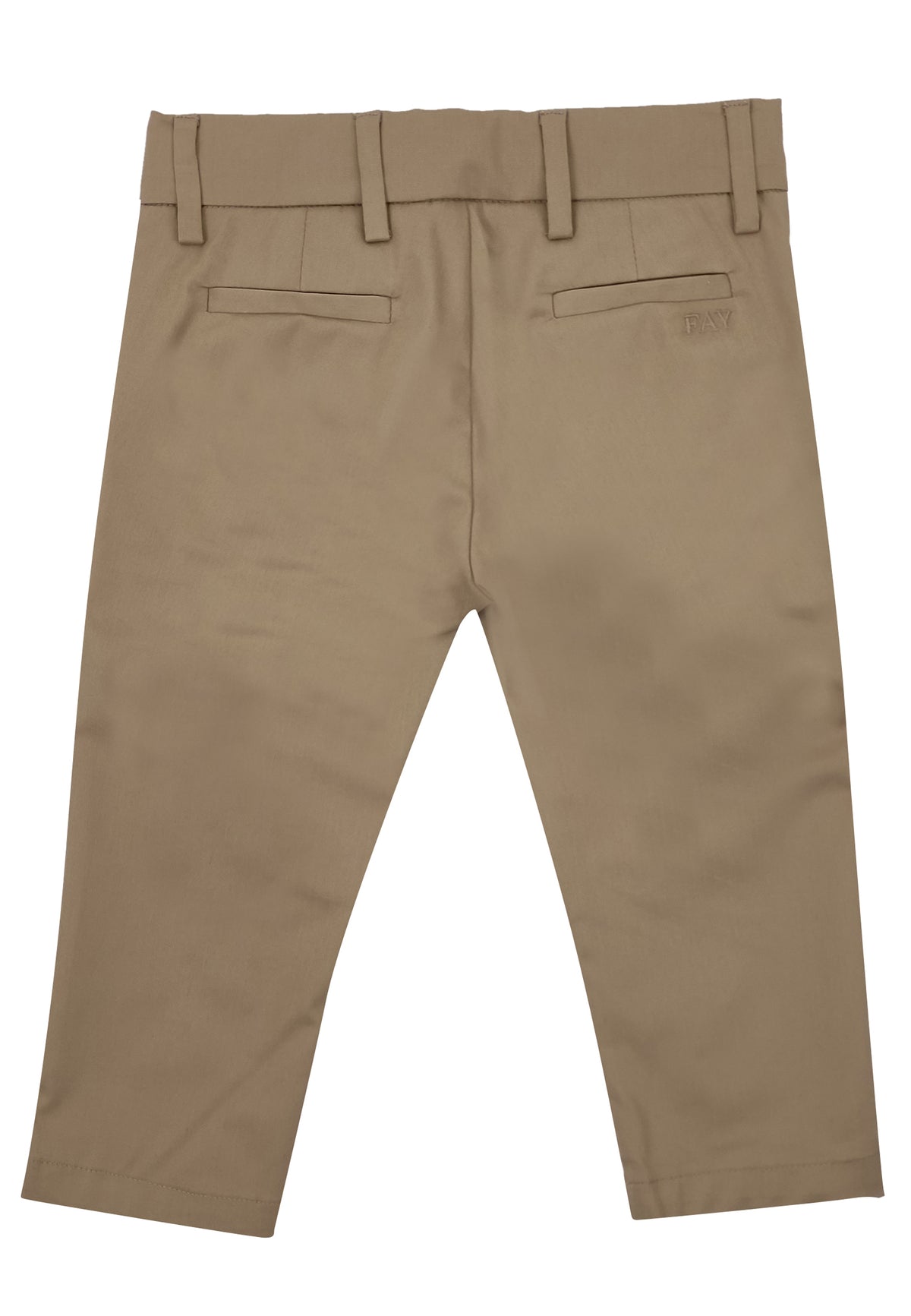 Pantalone bambino Fay beige in cotone | ViaMonte Shop