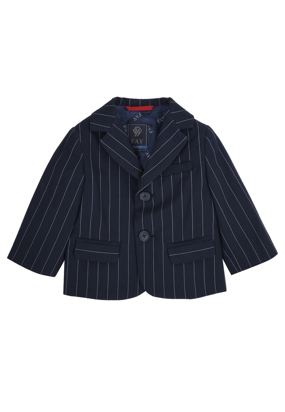 Giacca neonato blu in misto lana | ViaMonte Shop