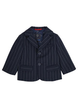 Giacca neonato blu in misto lana | ViaMonte Shop