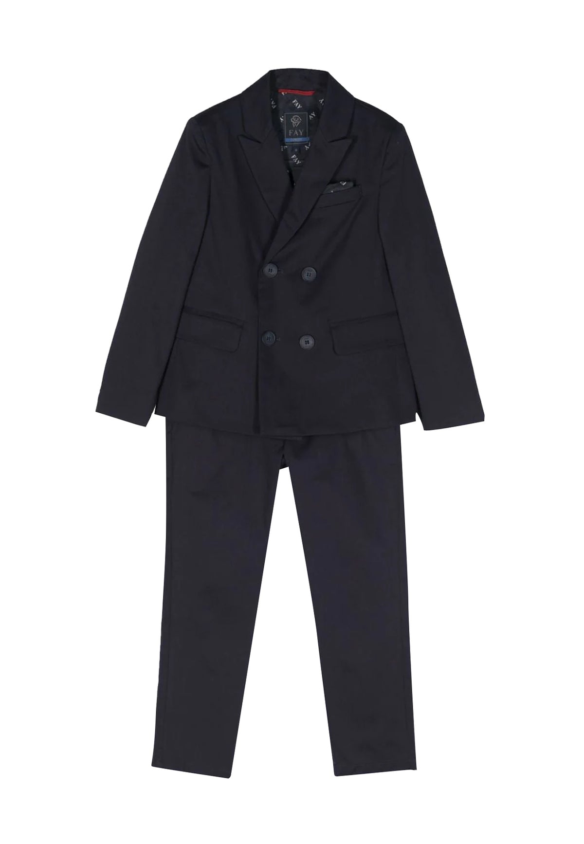 Abito bambino Fay blu in cotone | ViaMonte Shop