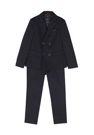 Abito bambino Fay blu in cotone | ViaMonte Shop