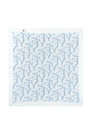 Copertina neonato Fay celeste in cotone | ViaMonte Shop