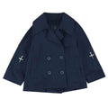 Trench corto bambina Fay blu in nylon | ViaMonte Shop