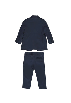 Abito bambino Fay blu in cotone | ViaMonte Shop