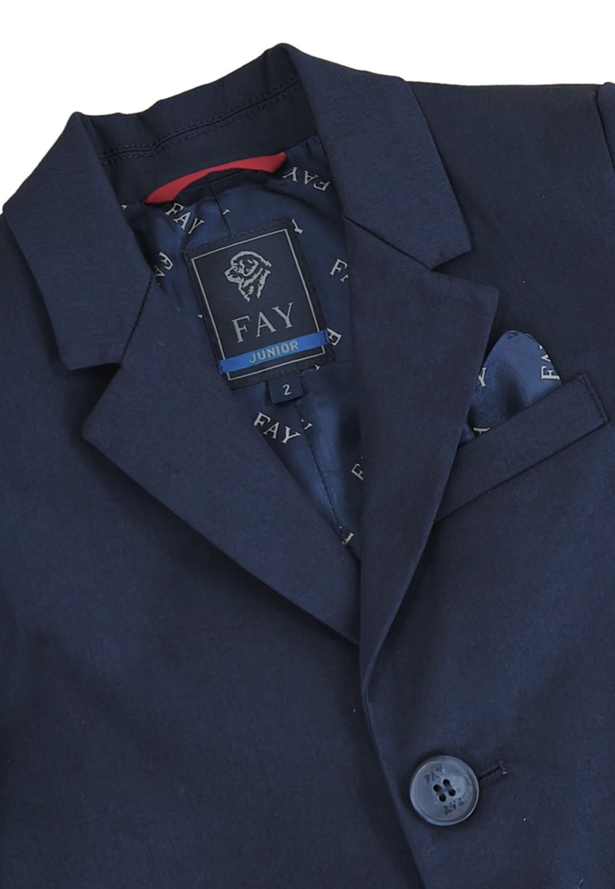Abito bambino Fay blu in cotone | ViaMonte Shop