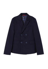 Abito bambino Fay blu in misto lino | ViaMonte Shop
