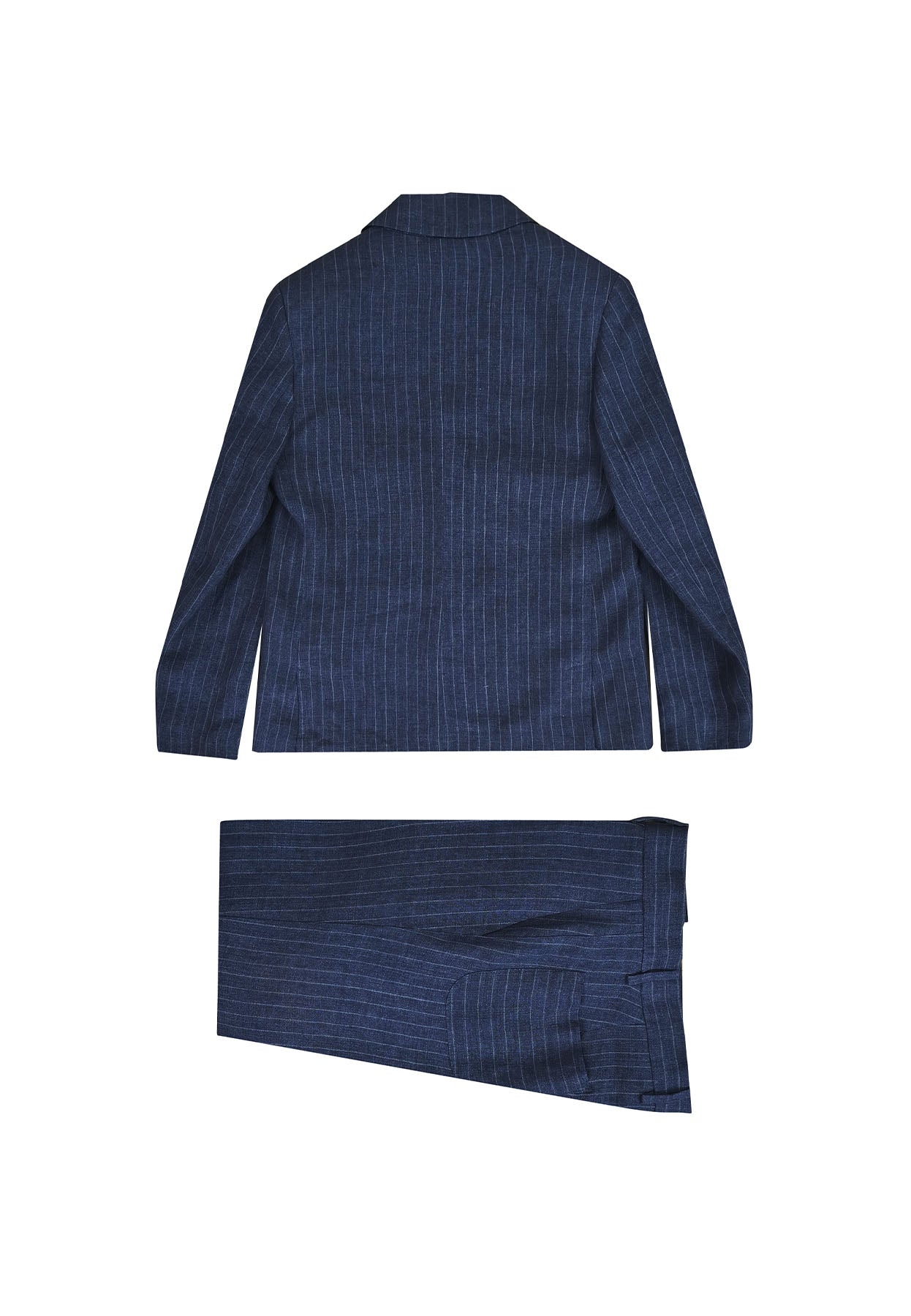 Abito bambino Fay blu in lino | ViaMonte Shop