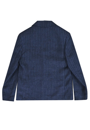 Abito bambino Fay blu in lino | ViaMonte Shop