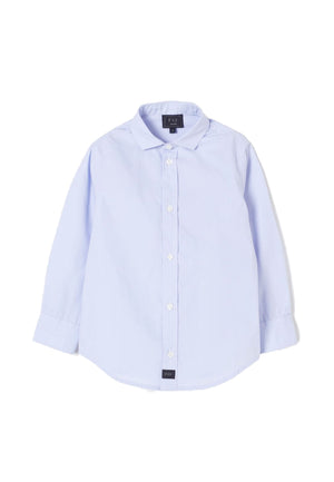 Camicia bambino Fay celeste in cotone | ViaMonte Shop