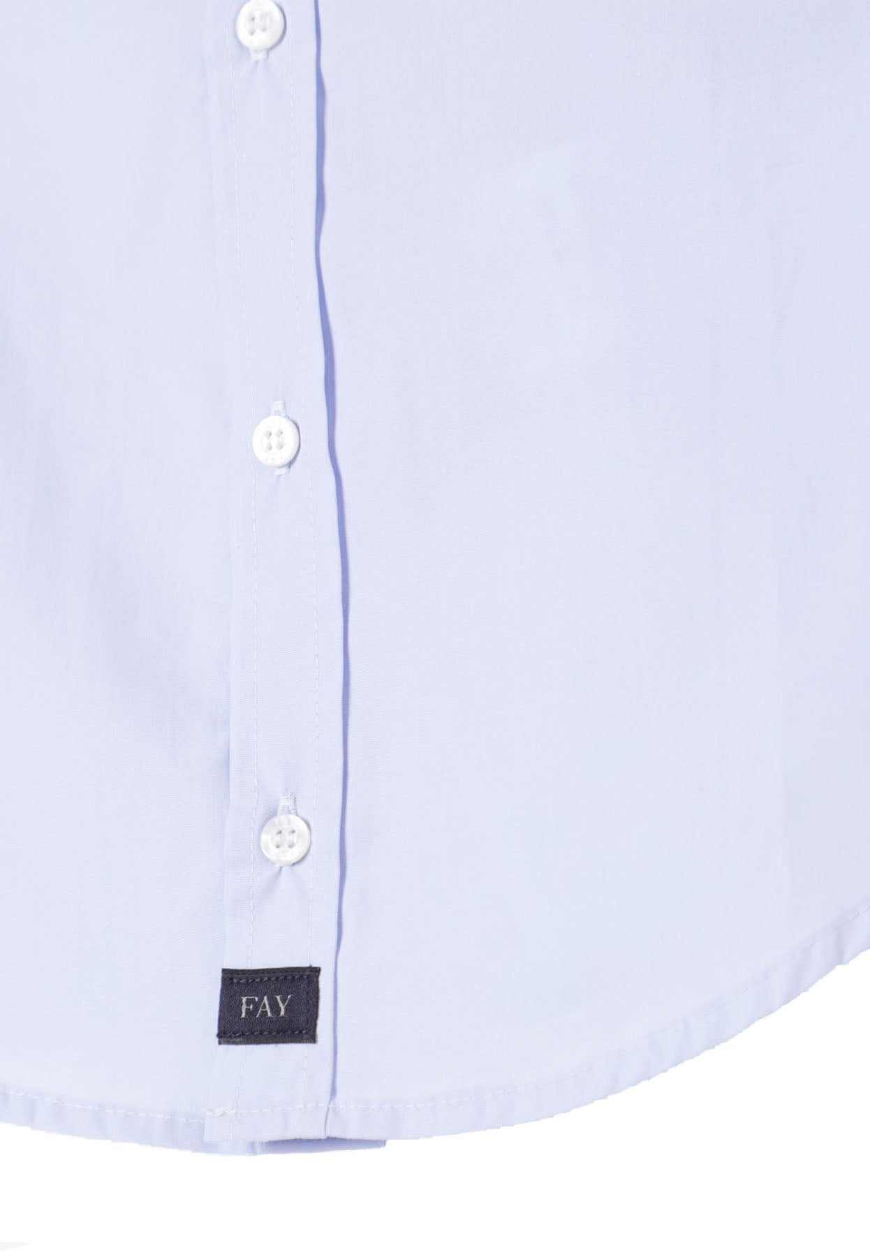 Camicia bambino Fay celeste in cotone | ViaMonte Shop