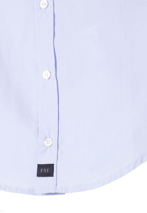 Camicia bambino Fay celeste in cotone | ViaMonte Shop