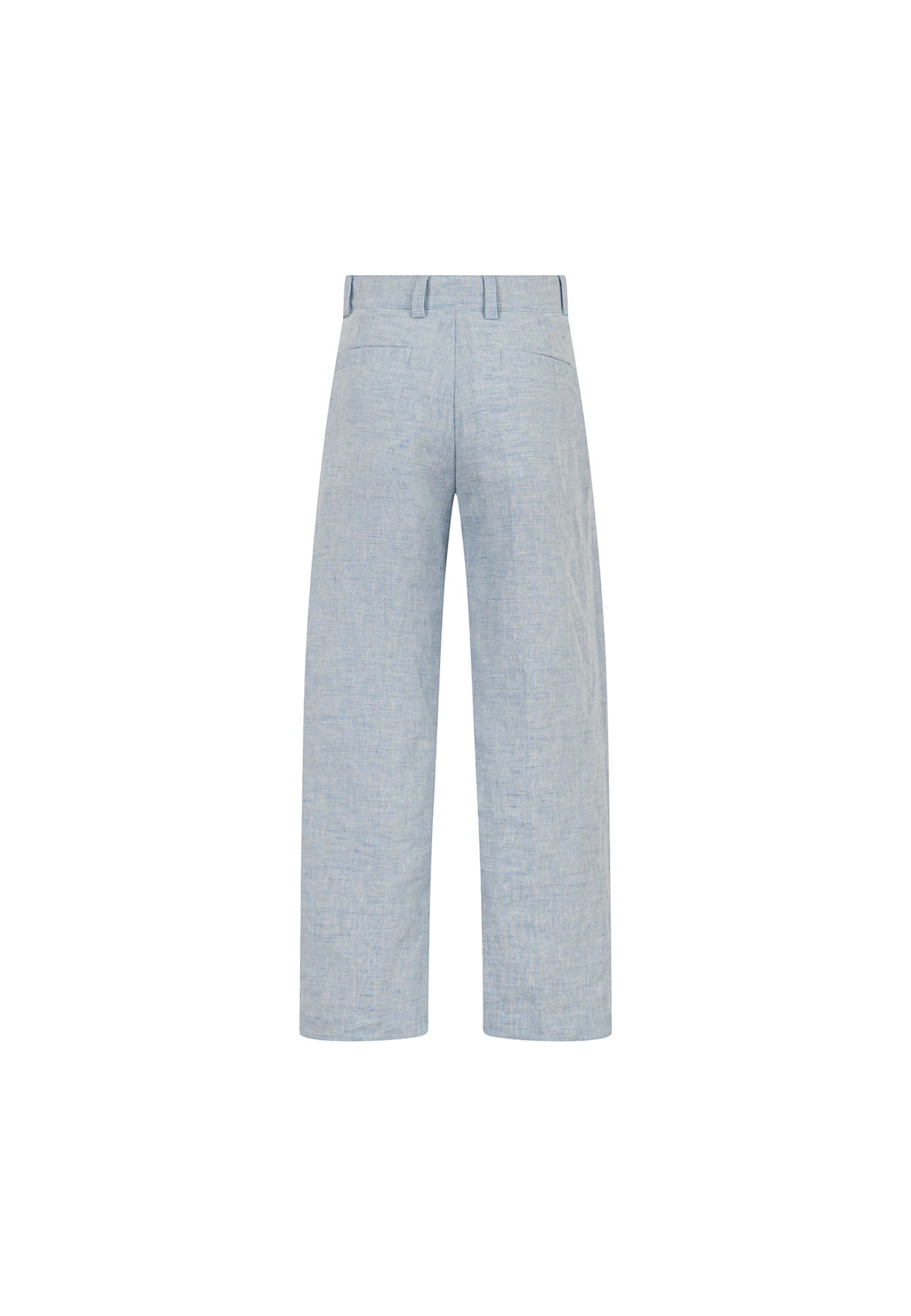 Pantalone bambino Fay azzurro in misto lino