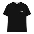T-shirt unisex GCDS kids nera in cotone | ViaMonte Shop