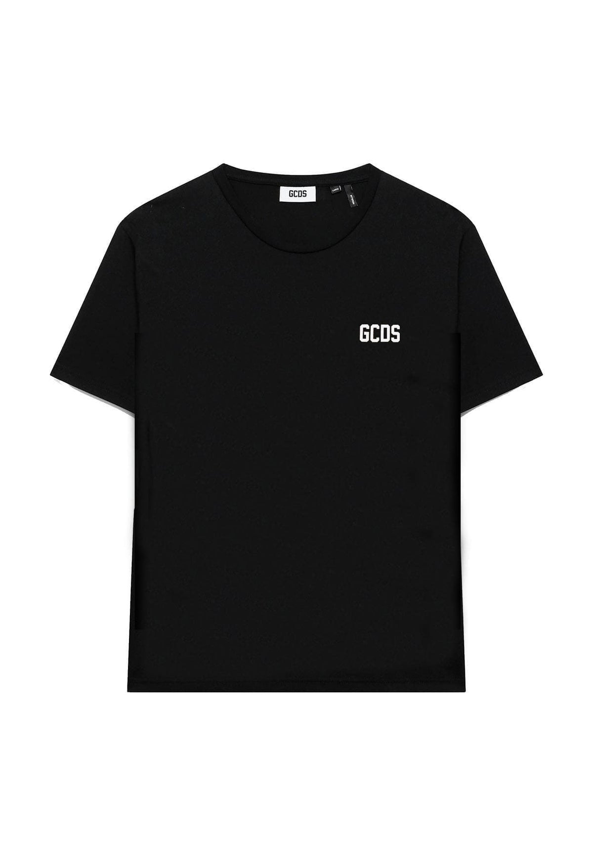 T-shirt unisex GCDS kids nera in cotone | ViaMonte Shop