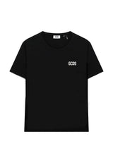 T-shirt unisex GCDS kids nera in cotone | ViaMonte Shop