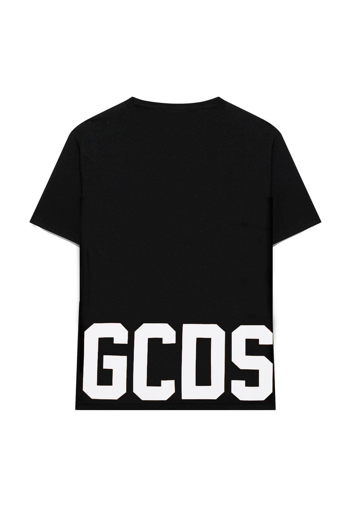 T-shirt unisex GCDS kids nera in cotone | ViaMonte Shop