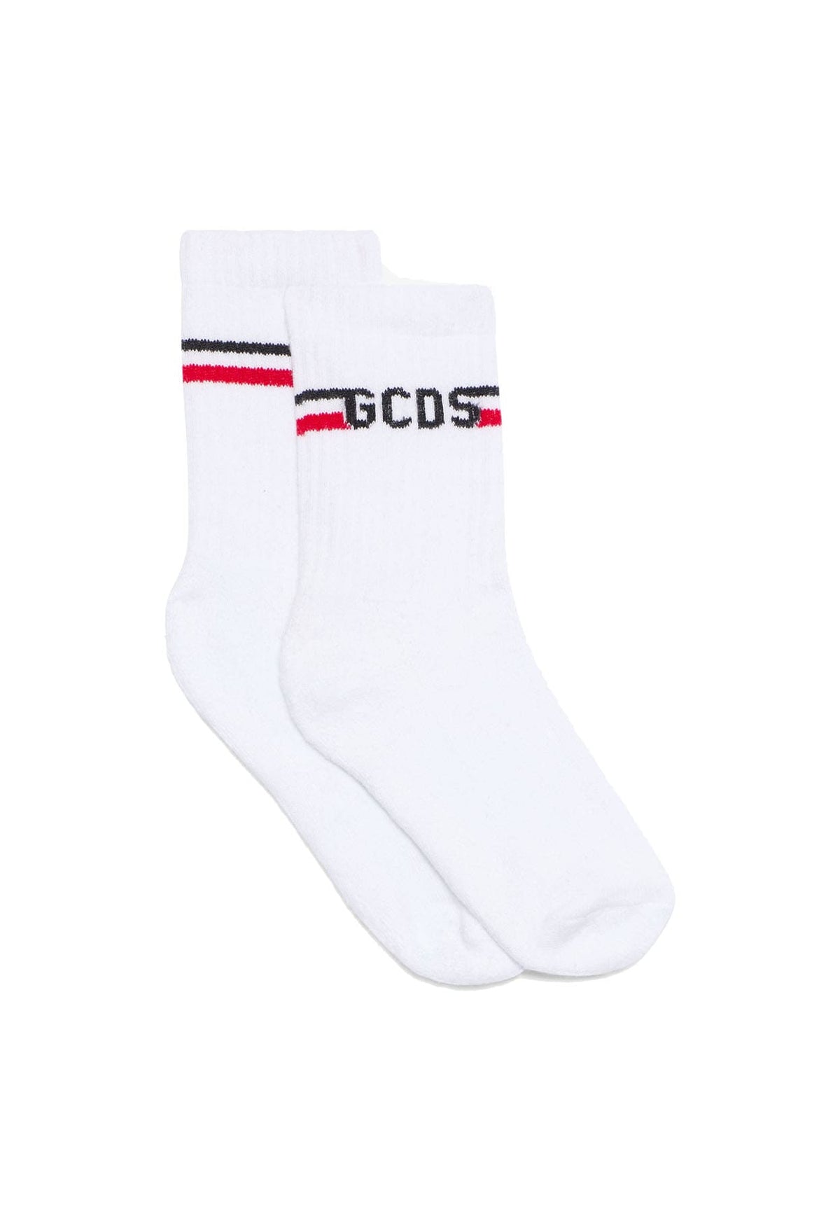 Calzini unisex GCDS kids bianchi in cotone | ViaMonte Shop