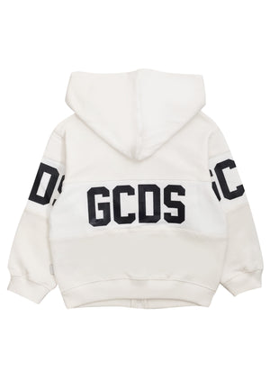 Felpa bambino GCDS panna in cotone | ViaMonte Shop
