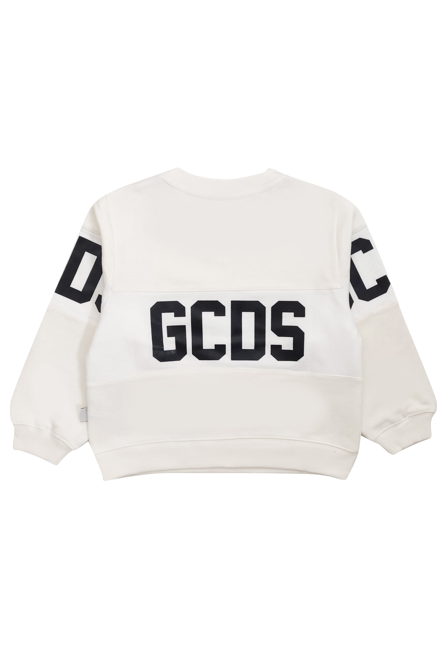 Felpa bambino GCDS panna in cotone | ViaMonte Shop