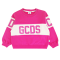 Felpa bambino GCDS rosa in cotone | ViaMonte Shop