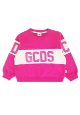 Felpa bambino GCDS rosa in cotone | ViaMonte Shop