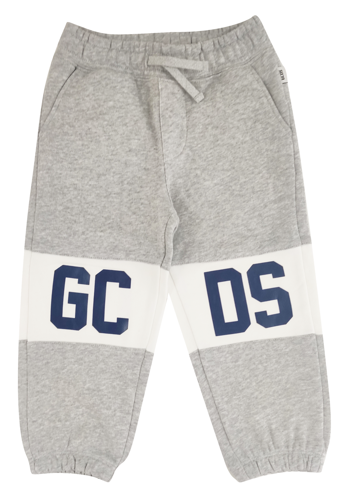 Pantalone sportivo bambino GCDS grigio in cotone | ViaMonte Shop