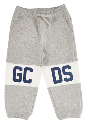 Pantalone sportivo bambino GCDS grigio in cotone | ViaMonte Shop