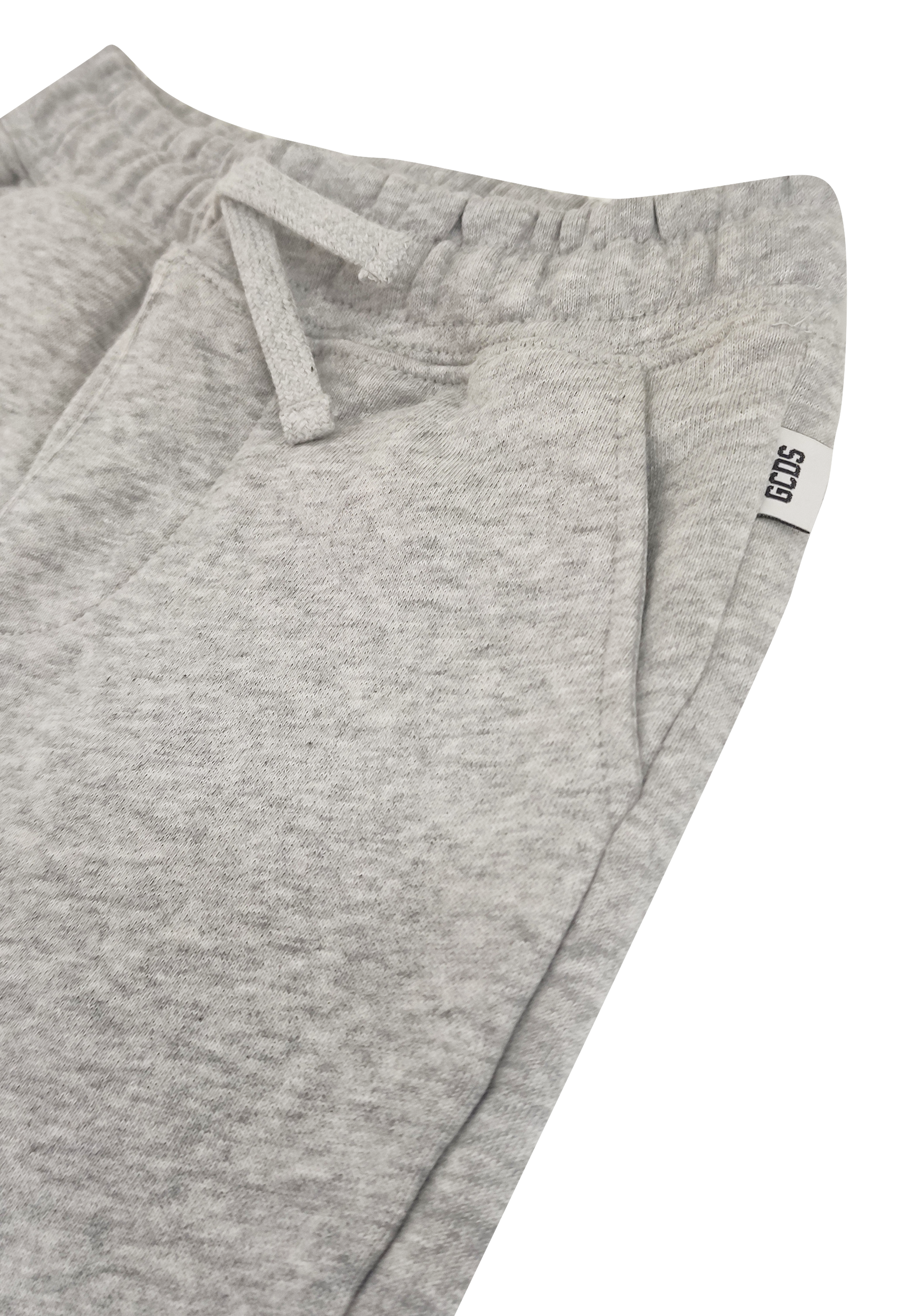 Pantalone sportivo bambino GCDS grigio in cotone | ViaMonte Shop
