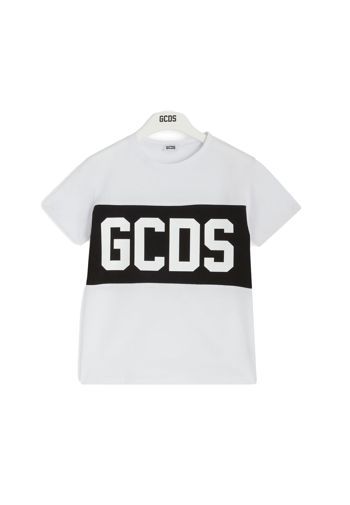 T-shirt unisex GCDS kids bianca in jersey di cotone