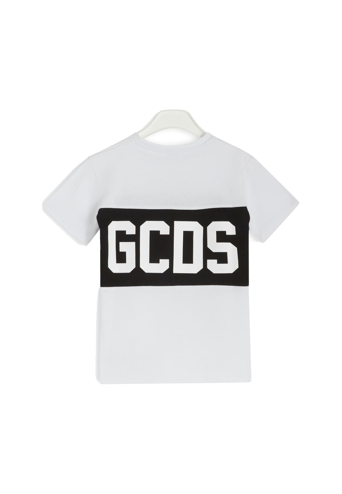 T-shirt unisex GCDS kids bianca in jersey di cotone