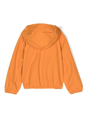 Giubbino bambino K-Way P.Jake arancione in tessuto tecnico | ViaMonte Shop