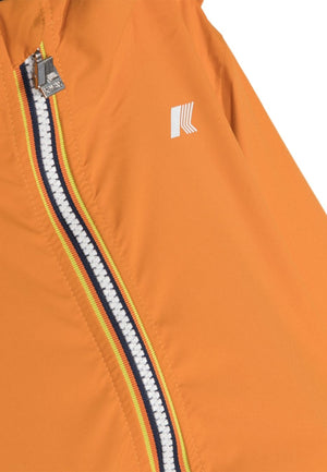 Giubbino bambino K-Way P.Jake arancione in tessuto tecnico | ViaMonte Shop