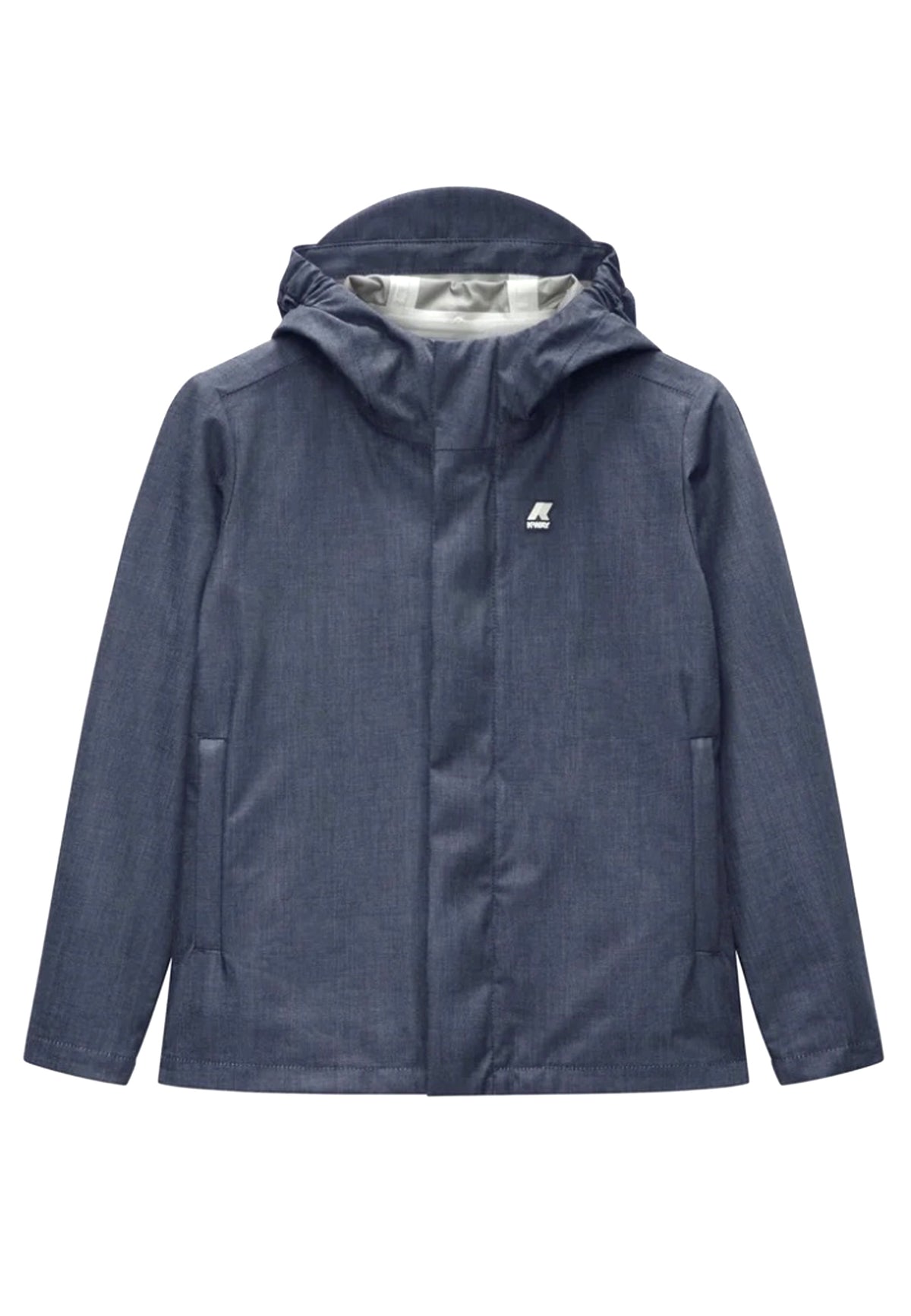 Giubbino bambino K-Way jacquel denim 3l blu in denim | ViaMonte Shop