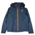 Giubbino bambino K-Way Jacko Bonded jersey blue indigo in tessuto tecnico | ViaMonte Shop