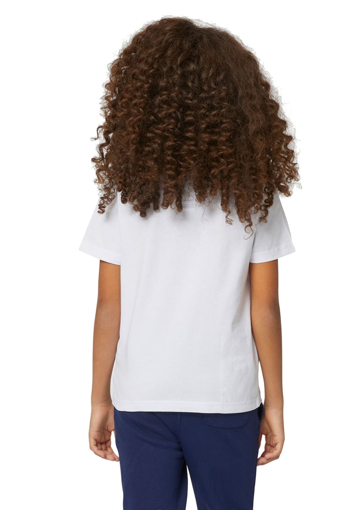 T-shirt bambino K-Way bianca in cotone | ViaMonte Shop