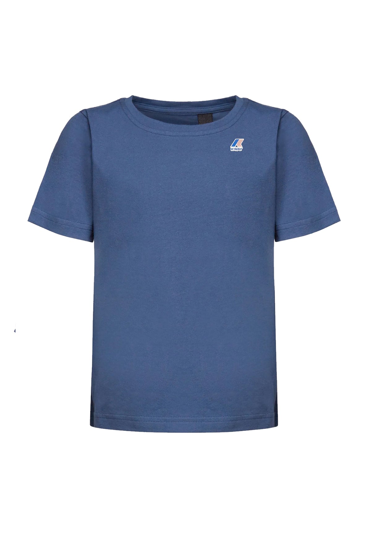 T-shirt bambino K-Way blu in cotone | ViaMonte Shop