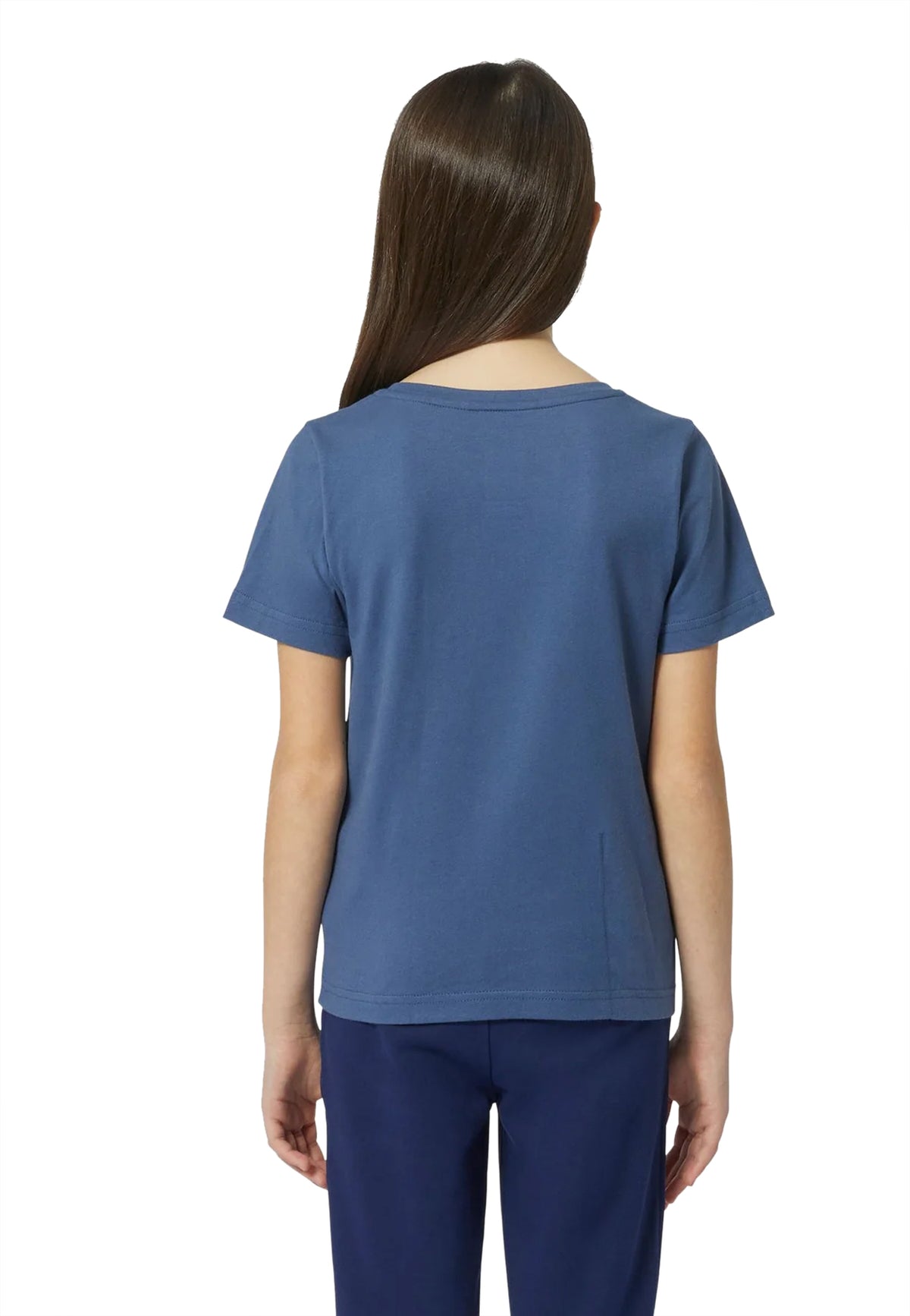 T-shirt bambino K-Way blu in cotone | ViaMonte Shop