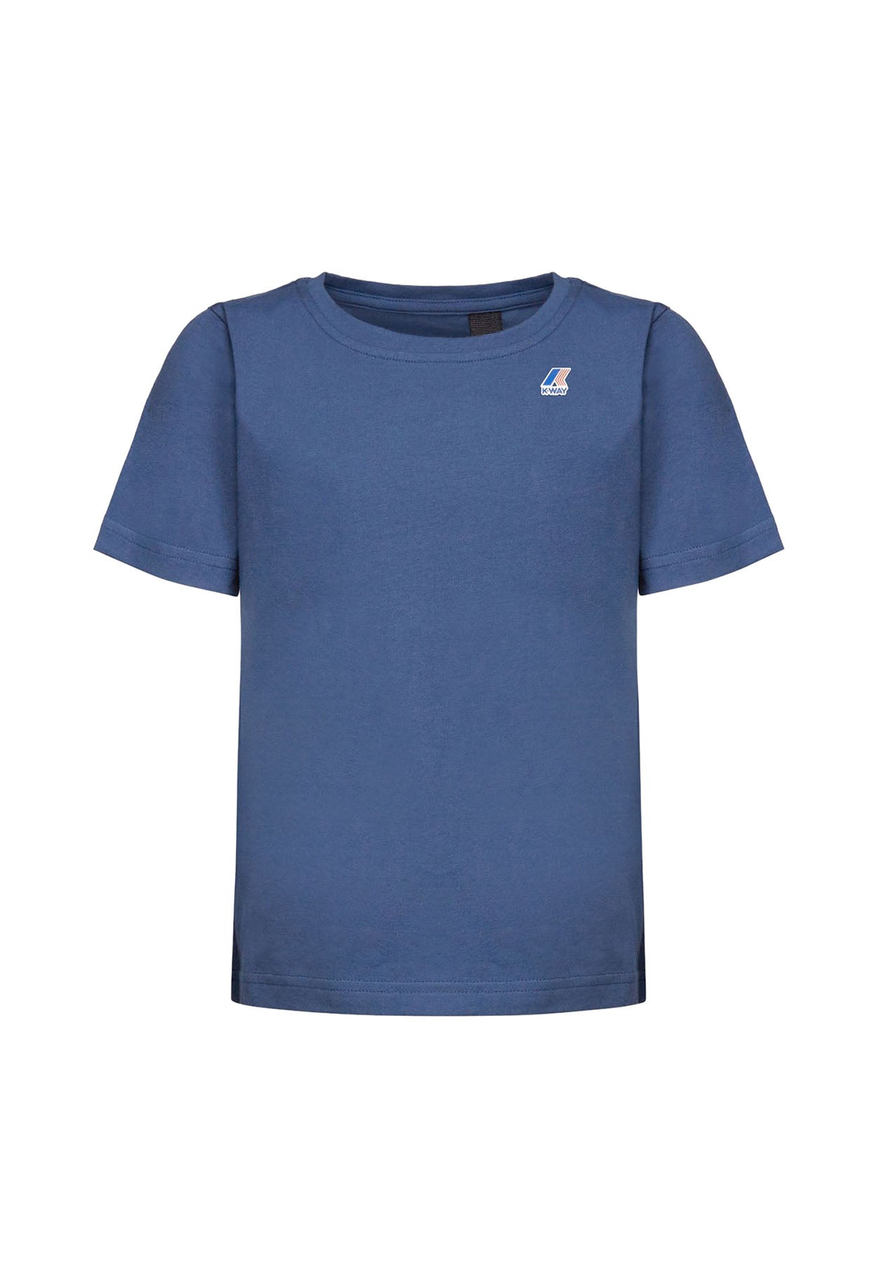 T-shirt bambina K-Way blu in cotone | ViaMonte Shop