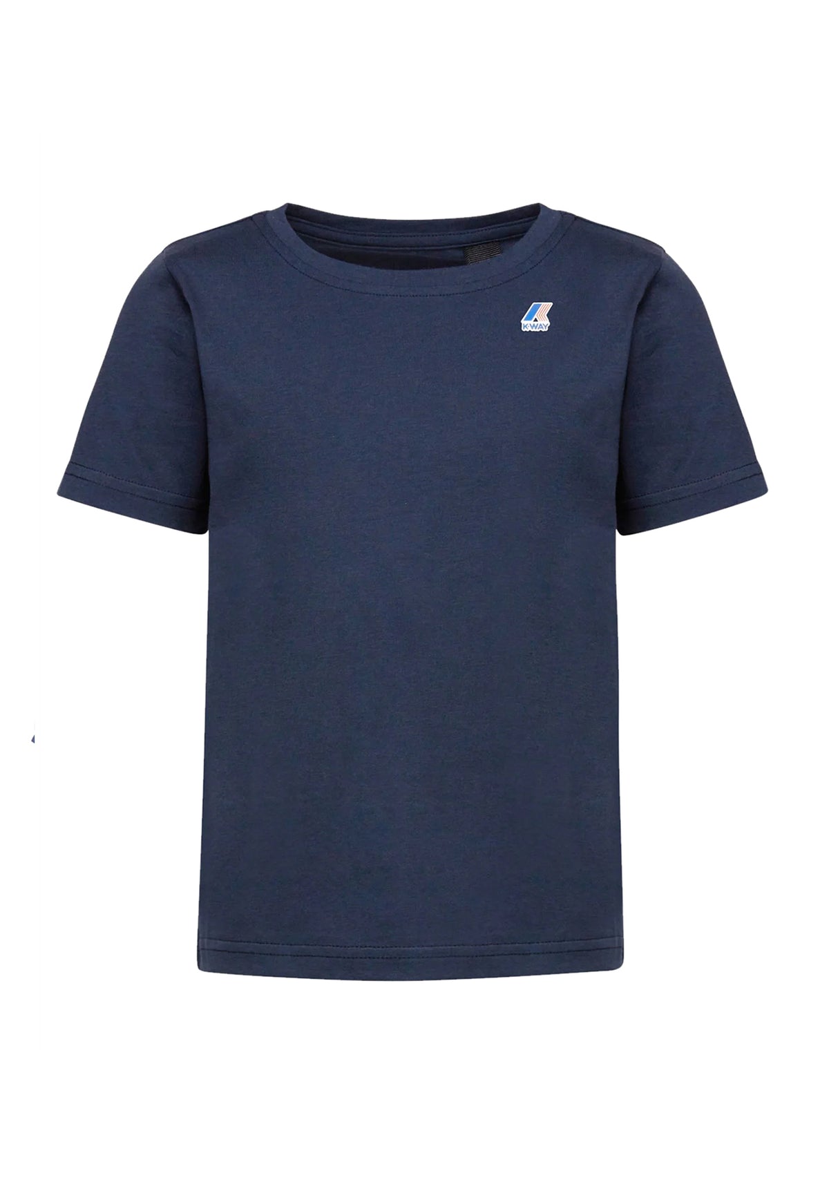 T-shirt bambino K-Way blu in cotone | ViaMonte Shop
